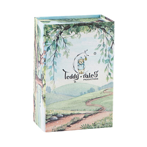 Медведь Lina TeddyTales "Жених Астронавт", M, в костюме, серо-голубой, 30 см